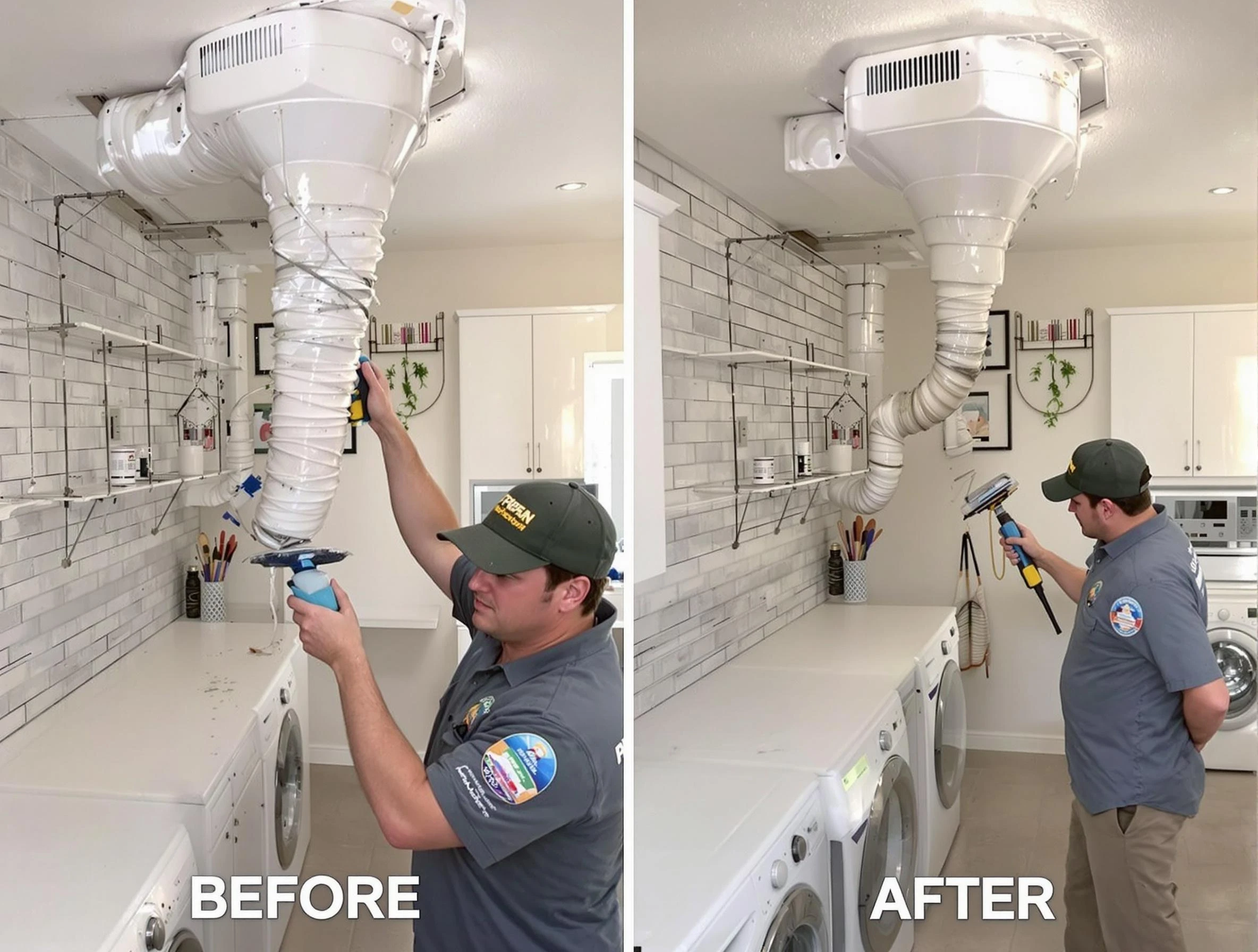 Professional dryer exhaust vent cleaning by Santa Ana Dryer Vent Cleaning in Santa Ana