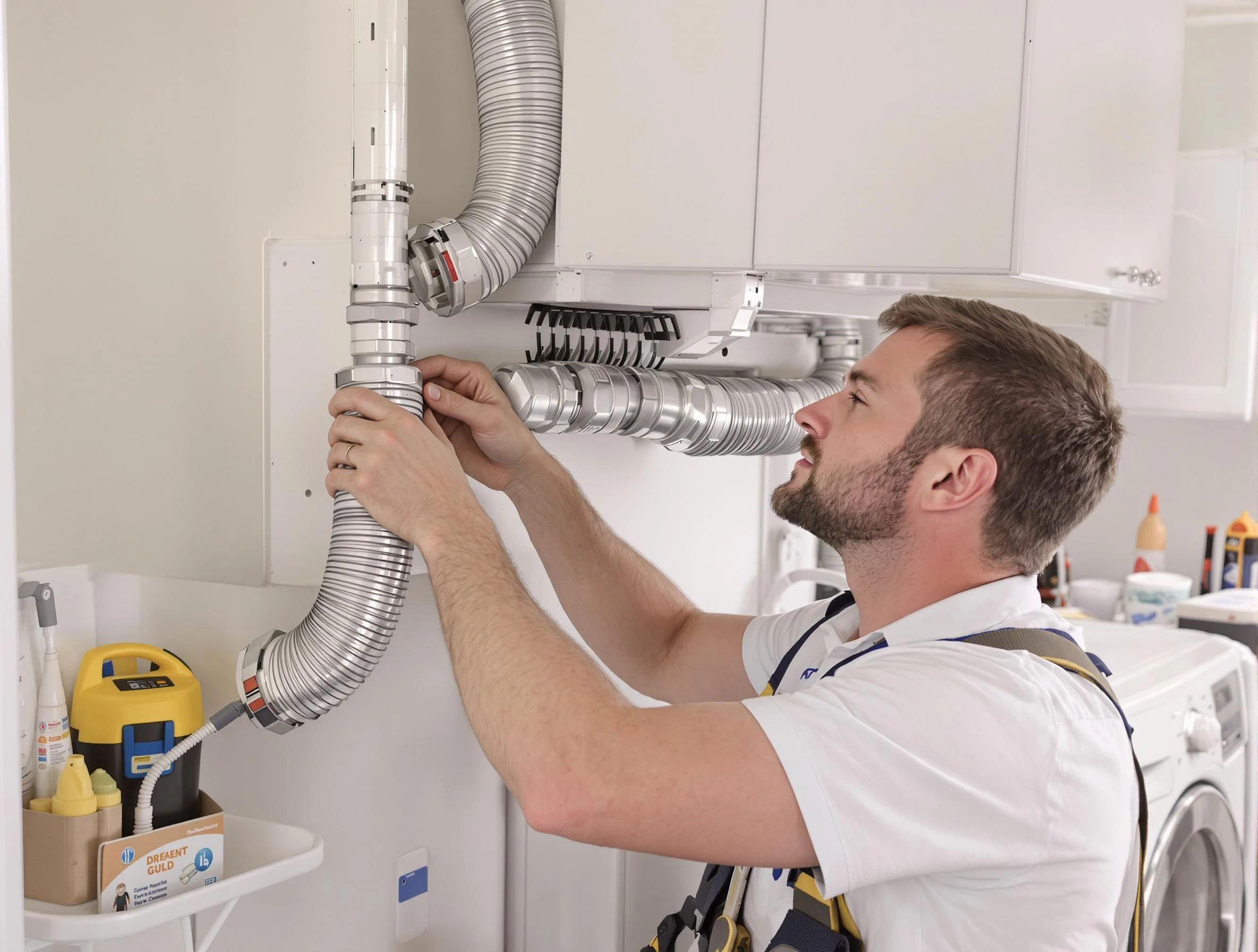 Professional dryer vent repair and installation by Santa Ana Dryer Vent Cleaning in Santa Ana